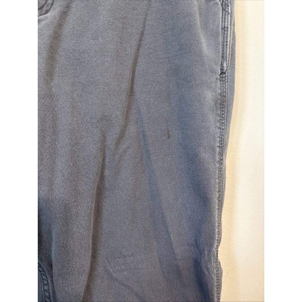 Carhartt Men’s Gray Work Pant 33x32 Pockets Relaxed Fit - Picture 4 of 11